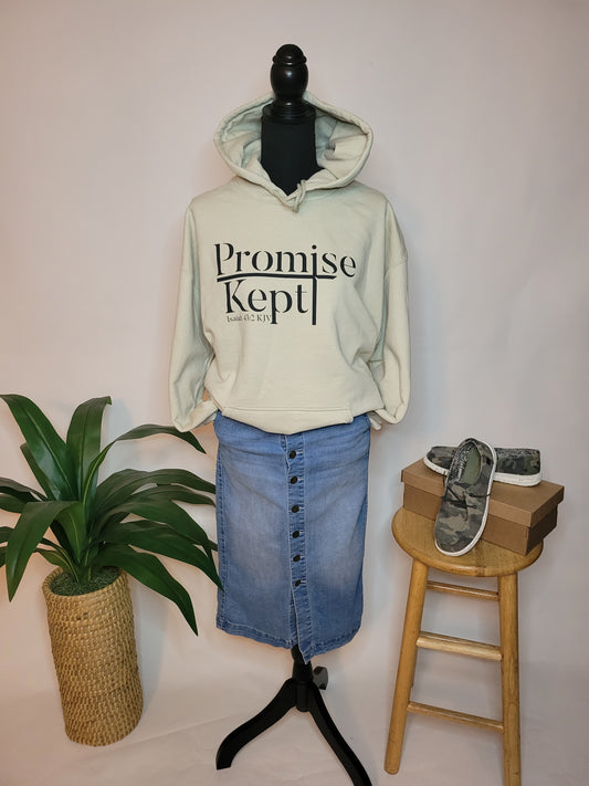 Promise Kept Unisex Hoodie - Butter Cream